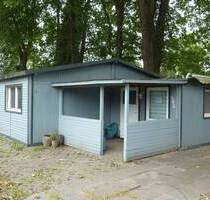 Holzhaus, Dauer-Wohnen oder Wochenendhaus auf Campingplatz - Tespe