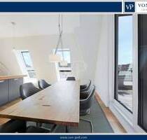 Beeindruckende Dachgeschosswohnung: Teilmöbliert mit hochwertiger Ausstattung, Kamin und 360° Blick über Berlin
