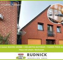 RUDNICK bietet WAHRE GRÖßE + VIELSEITIG NUTZBAR + FAIRER PREIS Steinhude: Haus mit ehem. Werkstatt - Wunstorf Bokeloh