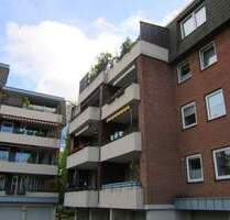 Ruhige Lage direkt in der Innenstadt: renovierte 3-Zimmerwohnung mit Balkon u. Garage - Bünde