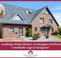 Ein Haus - unzählige Möglichkeiten: Großzügiges Zweifamilienhaus - traumhafte Lage in Sackgasse! - Ahlerstedt Kakerbeck