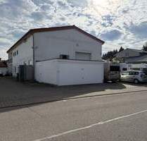 Großes Einfamilienhaus mit Halle am Rand des Gewerbegebietes - Linkenheim-Hochstetten