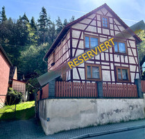 Ländliche Idylle trifft auf kreativen Freiraum - Fachwerkhaus am Waldrand mit individuellem Charme - Saalfeld/Saale Unterwirbach