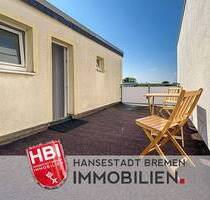 Hulsberg 1-Zimmer-Dachterrassenwohnung mit Kaminofen in zentraler Lage - Bremen