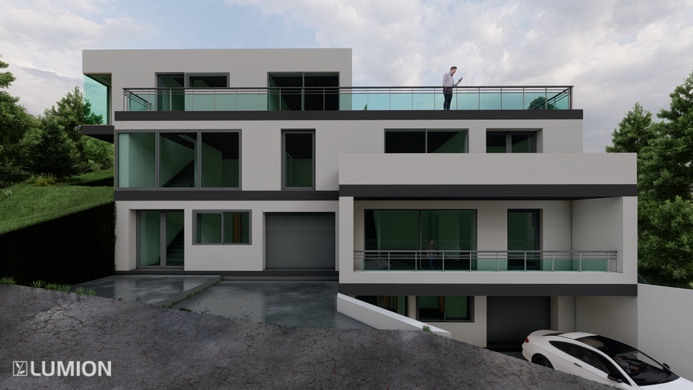 Baugrundstück und Planung 2 Fam.Haus inkl. Bauenehmigung mit TOP Blick - Hemer Ihmert