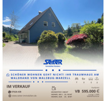 Schon verkauft: Traumhaus am Waldrand der Berggemeinde mit großem Garten und Alpensicht - Malsburg-Marzell