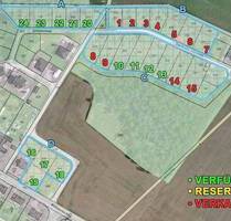 Baugrundstücke bei Dessau-Roßlau: 13 Parzellen von 415-882 m² einzeln oder gesamt verfügbar - Jütrichau