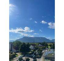 Traumhafter Blick von der großen Sonnenterasse - Ainring Perach