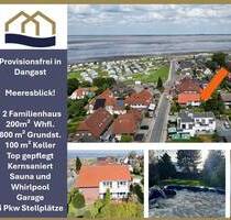 Dangast-Meerblick 1.Reihe EINMALIG Gelegenheit exklusives Zweifamilienhaus zum Eigennutz Vermietung - Varel