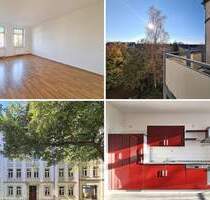 Großzügige 2-Zimmer-Wohnung mit Balkon und moderner Einbauküche - Chemnitz Hilbersdorf