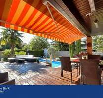 Luxuriöser Winkelbungalow mit beheizbarem Pool - Mannheim Rheinau - Mitte