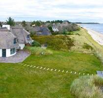 Hamptons auf Sylt - Reetgedeckte Haushälfte in erster Reihe mit Meerblick und Strandzugang - List