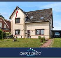 Gepflegtes Zweifamilienhaus mit Garten, Dachterrasse und zwei separaten Eingängen - Lüchow