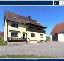 Ländliches Idyll mit viel Raum zur Entfaltung - Wohnhaus mit drei Nebengebäuden - Ansbach / Käferbach