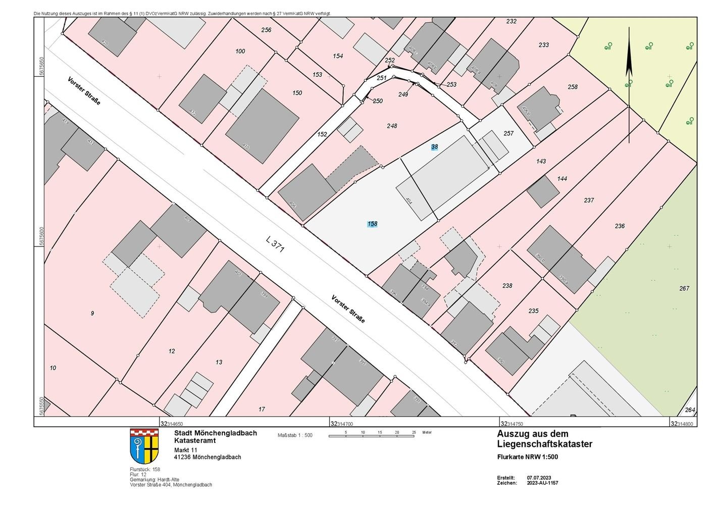 Baugrundstück mit Halle in zentraler Lage von Mönchengladbach-Hardt zu verkaufen!