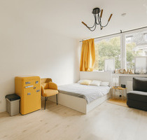 TOP! Saniertes 1-Zimmer-Apartment mit Loggia in Top-Lage von Düsseldorf - sofort Bezug möglich!