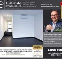 MODERNE DOPPELHAUSHÄLFTE ZUR MIETE IN FRECHEN CITY BEI KÖLN MIT GROßEM GARTEN UND ZWEI TERRASSEN