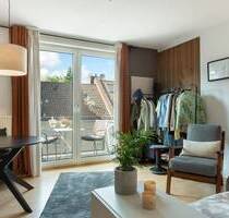 Urban Living im Herzen von Pempelfort: Möblierte 1-Zimmer-Wohnung mit Balkon & Einbauküche - Düsseldorf