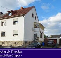 Vermietetes Zweifamilienhaus mit Garten in Niederhadamar!