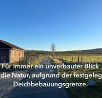 Schöner Bungalow direkt am Elbdeich - Ihr unverbaubarer Blick - Barförde