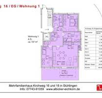 4 Zi. EG mit Terrasse ca. 107 m²-Wohnung 1-Kirchweg 16-79780 Stühlingen