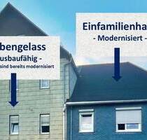 Wohnen und Arbeiten in einem ? Oder als Mehrgenerationen-Haus fertig ausbauen ? Alles geht ! - Saalfeld