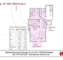 3Zi. OG mit Balkon ca. 85 m²-Wohnung 4-Kirchweg 16-79780 Stühlingen