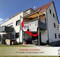 Gartentraum! TOP moderne 3+2-Zimmer-ETW mit 139 m² Gesamtfläche (!) in herrlicher Lage von Hersbruck