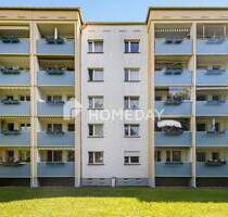Modernisiert, gepflegt & bezugsfrei: 3-Zimmer-Wohnung mit Garage, Südloggia und EBK in Freital