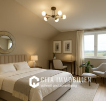 3-Zimmer-Dachgeschosswohnung mit Einbauküche in ruhiger Lage von Altenstadt-Lindheim