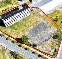Großes Grundstück mit Bestandsgebäude und Baulandreserve im Industriepark Ost Ludwigsfelde.
