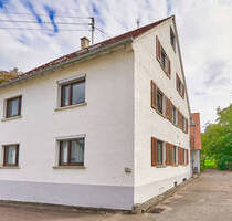 Einzigartiges Anwesen mit Zweifamilienhaus, Bauplatz, Scheune, Maschinenschuppen und großem Garten!! - Freiberg am Neckar / Beihingen