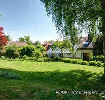 Familiäres Landhaus auf großem Garten und idyllischem Naturgrundstück - Tutzing