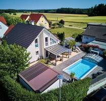 Gartenparadies mit Pool, Sauna, Fitnessraum & Outdoorküche - Effizienzhaus A+ in ruhiger Lage - Hemau Klingen