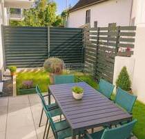 Top!! Neubau-Erstbezug: 3-Zimmer mit Garten-Terrasse, Parkett & TG-Stellplatz inklusive - Hanau Lamboy