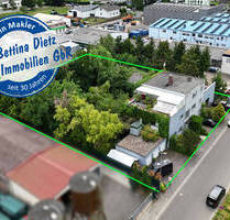 DIETZ: Wohn-und Geschäftshaus mit 817,73 qm Gesamtfläche! Genehmigte Bauvoranfrage für weiteren Bau! - Rodgau