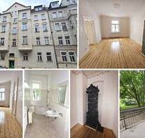 Charmante 3-R-Whg. im sanierten Altbau mit Dielen, Stuck, Balkon, 2 Öfen, Keller - Leipzig Gohlis - Mitte