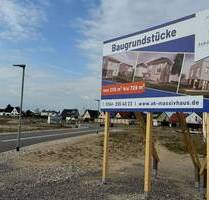 Das neue Wohngebiet in Delitzsch - Einfahrt über Schkeuditzer Straße