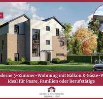 Moderne 3-Zimmer-Wohnung mit Balkon & Gäste-WC Ideal für Paare, Familien oder Berufstätige - Moormerland Neermoor