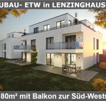 EH40 NEUBAU in Lenzinghausen. 3 Zi. mit Süd-Westbalkon. KfW- Förderung möglich. - Herford Herringhausen