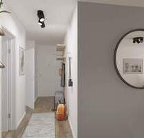 Freundliche 3-Zimmer-Wohnung mit Balkon und Gartenparzellen - Düsseldorf Benrath