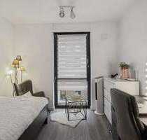 Vermietet: Möbliertes 1-Zi.-Apartment im Innenhof mit eigenem Bad und Küchenbereich in Berlin-Mitte