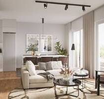 Großzügige 3-Zimmer-Wohnung mit lichtdurchflutetem Wohnbereich, Süd-Terrasse - Erding