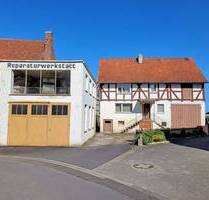FÜR SCHRAUBER!!! Sanierungsbedürftiges Fachwerkhaus mit Werkstattgebäude - Neuenstein Aua