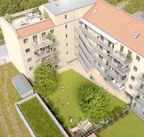 NEUBAU-Wohnung mit Balkon zum Garten * 4 Zimmer * KFW 40 und QNG - Leipzig Sellerhausen-Stünz