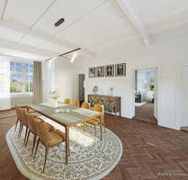 Exklusive Jugendstil-Wohnung mit TG-Platz im Bismarckviertel - Würzburg Altstadt