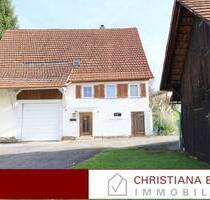 CHARMANTES BAUERNHAUS MIT GARTEN UND SCHEUNE: Bodelshausen