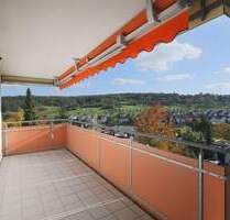 Weitsicht! 1,5-Zimmer-Wohnung mit großem Balkon, Fahrstuhl und toller Aussicht - Heimsheim