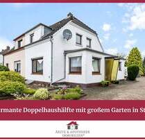 Charmante Doppelhaushälfte mit großem Garten in Stade