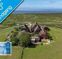 FREI Horizonte ringsum SCHWALBENHOF Glasfaser Mehrere Gebäude + Stall Hallig Hooge